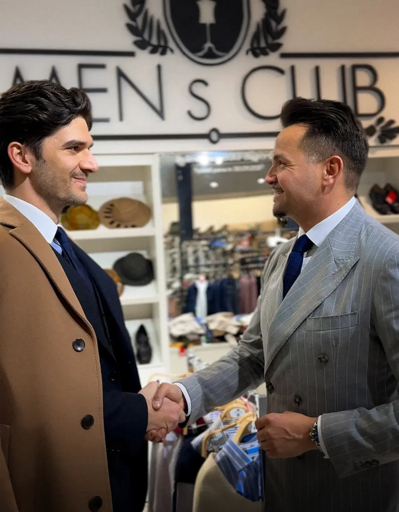 Echipa Men’s Club în magazinul din Galeriile Ferdinand